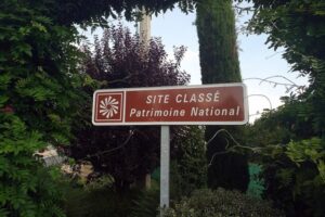 panneau site classé au patrimoine national